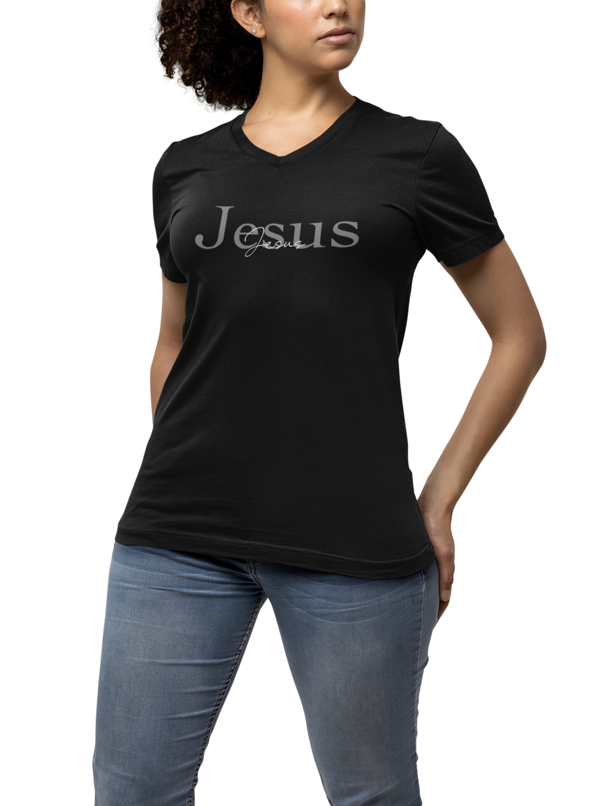 Jesus: V-neck