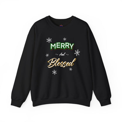 Merry & Blessed-Sweatshirt (Available in more colors)