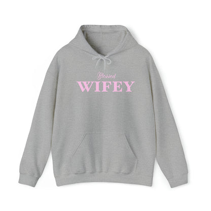 Wifey-Hooded Sweatshirt (Available in more colors)