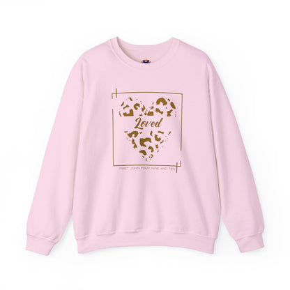 Loved- Crewneck Sweatshirt (Available in more colors)