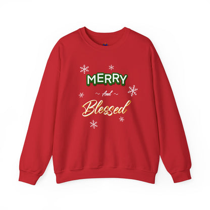 Merry & Blessed-Sweatshirt (Available in more colors)