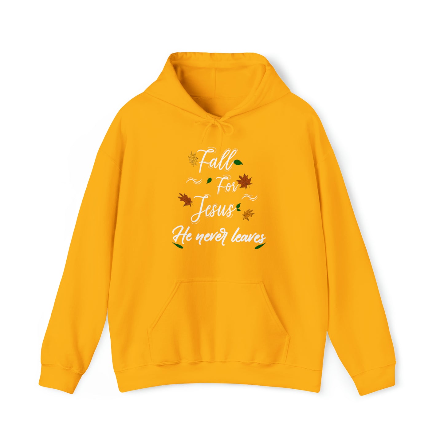 Fall For Jesus- Hooded Sweatshirt (Available in more colors)