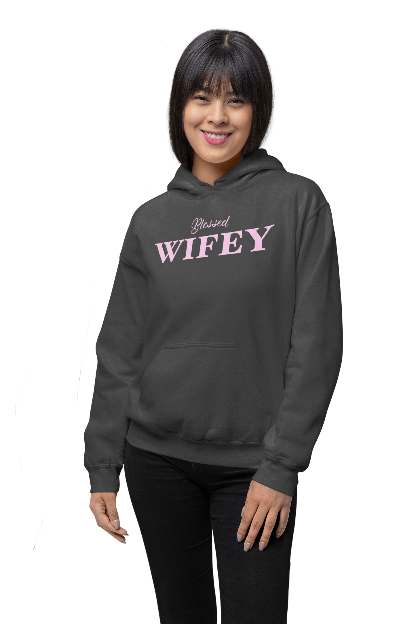 Wifey-Hooded Sweatshirt (Available in more colors)