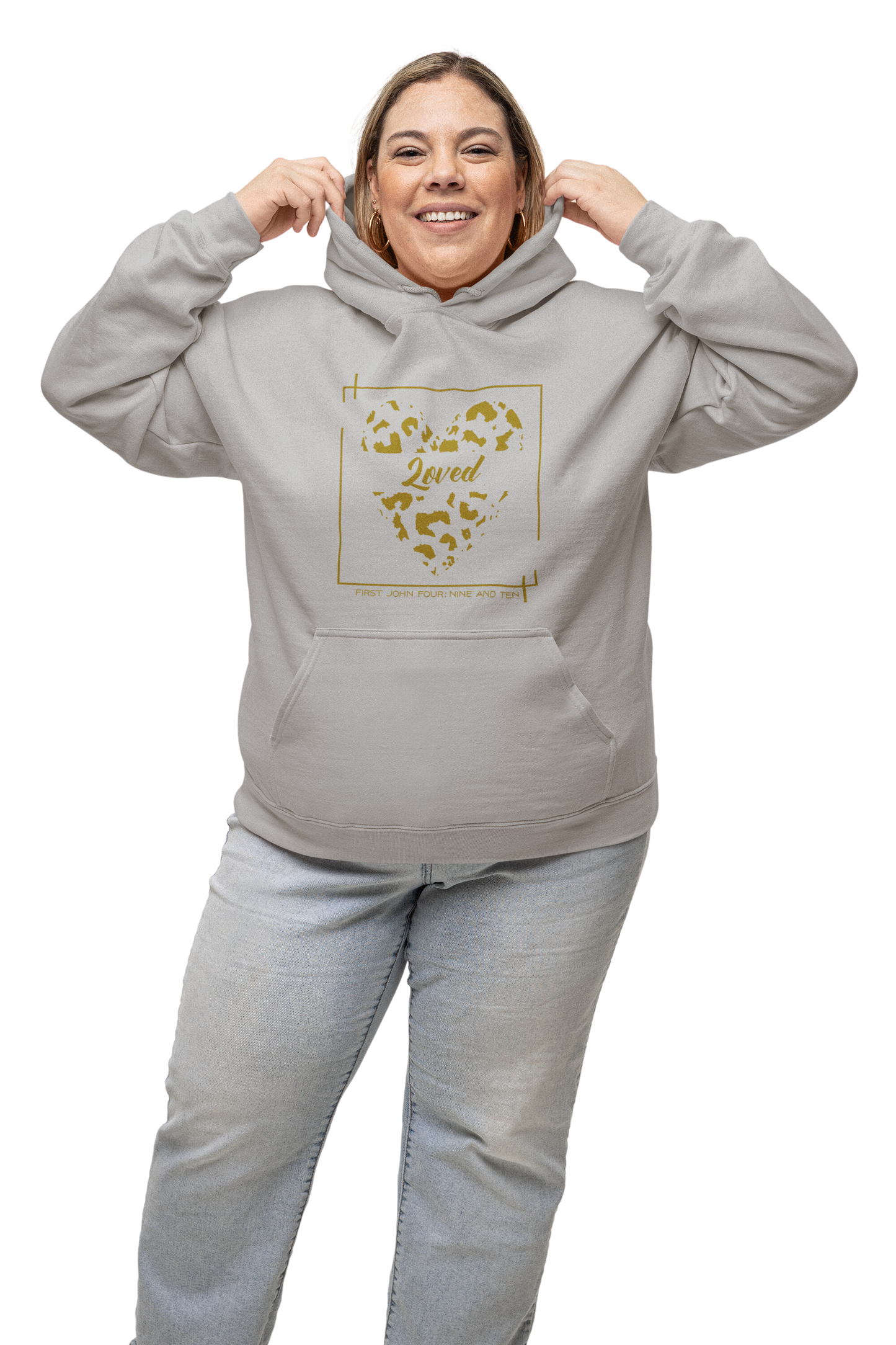 Loved-Hooded Sweatshirt (Available in more colors)