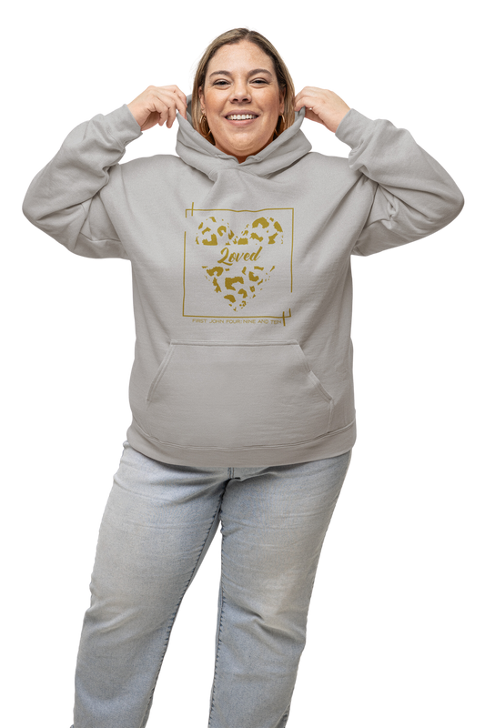 Loved-Hooded Sweatshirt (Available in more colors)