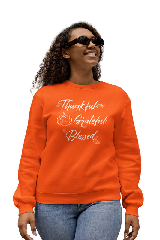 Thankful- Crewneck Sweatshirt (Available in more colors)