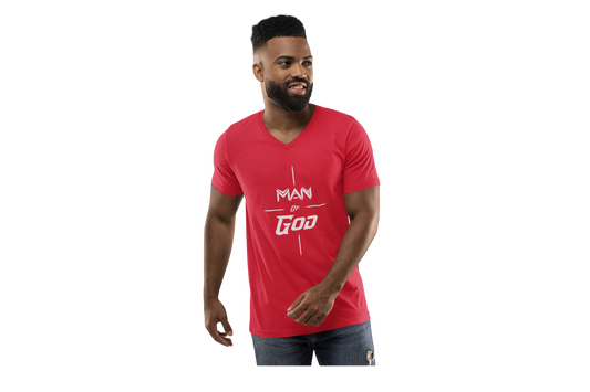 Man of God: V-Neck (Available in more colors)